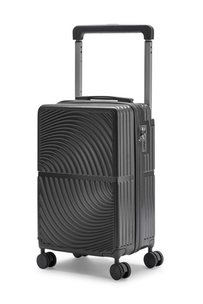 طقم شنط سفر بولي كربونات ليمرا، 20 24 بوصة، 4 عجلات، بزاوية 360 درجة، OT-9007 - رمادي غامق product image 3