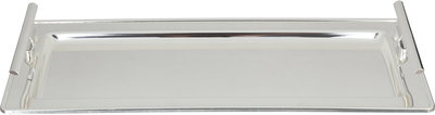 Al Saif Gallery Steel Serving Tray, 40x18.5x1.7 cm - Silver product image 2