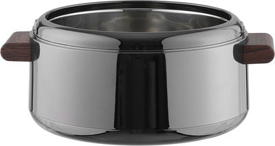 طقم حافظة طعام بلاستيك السيف غاليري، خامة داخلية ستاينلس استيل، 3 قطع، دائري - أسود لامع product image 3