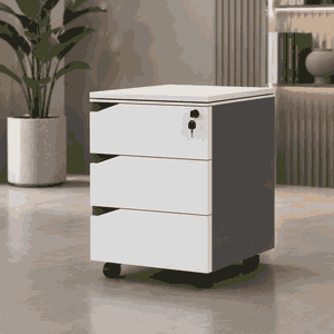 مكتب إداري مودرن خشب MDF، 75×120×70 سم - ابيض رمادي product image 2