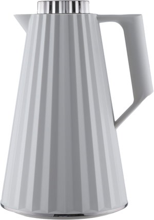Elegance Figo Thermos, 1 liter, glass inner container, nickel lid - light gray product image 2