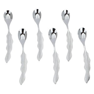 طقم ملاعق شاي استيل السيف غاليري، 6قطعة - فضي product image 2