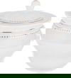 Alsaif Gallery Porcelain Dinner Set, 166 Pieces, Gold-White Rim product image 7