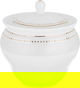 طقم سفرة بورسلان السيف غاليري، 166 قطعة، حافة ذهبي - ابيض product image 7