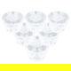 طقم فناجين قهوة عربي سعودي زجاج السيف غاليري، 6 قطع - شفاف product image 1