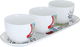 Al Saif Gallery porcelain yogurt set, 4 pieces, Tofaria - Colored product image 3