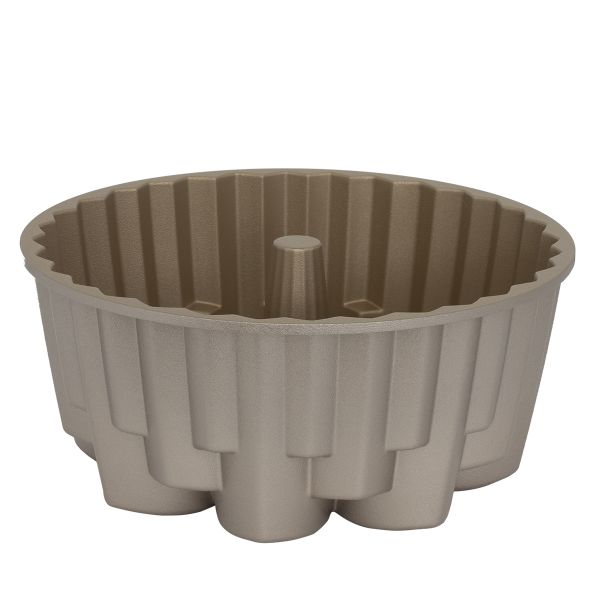 قالب كيك ألمنيوم روكي، 22×22×9.6 سم - ذهبي غامق product image