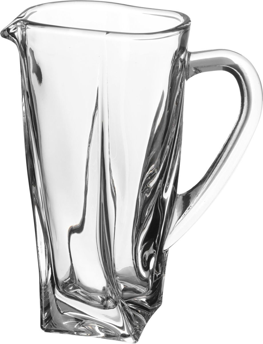 Max Glass Glass Jug, 1 Liter, 23 x 12.2 x 12.2 cm - Clear product image
