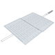 شبك شواء استيل السيف غاليري، 41x28 سم، مستطيل، تركي - فضي product image 2