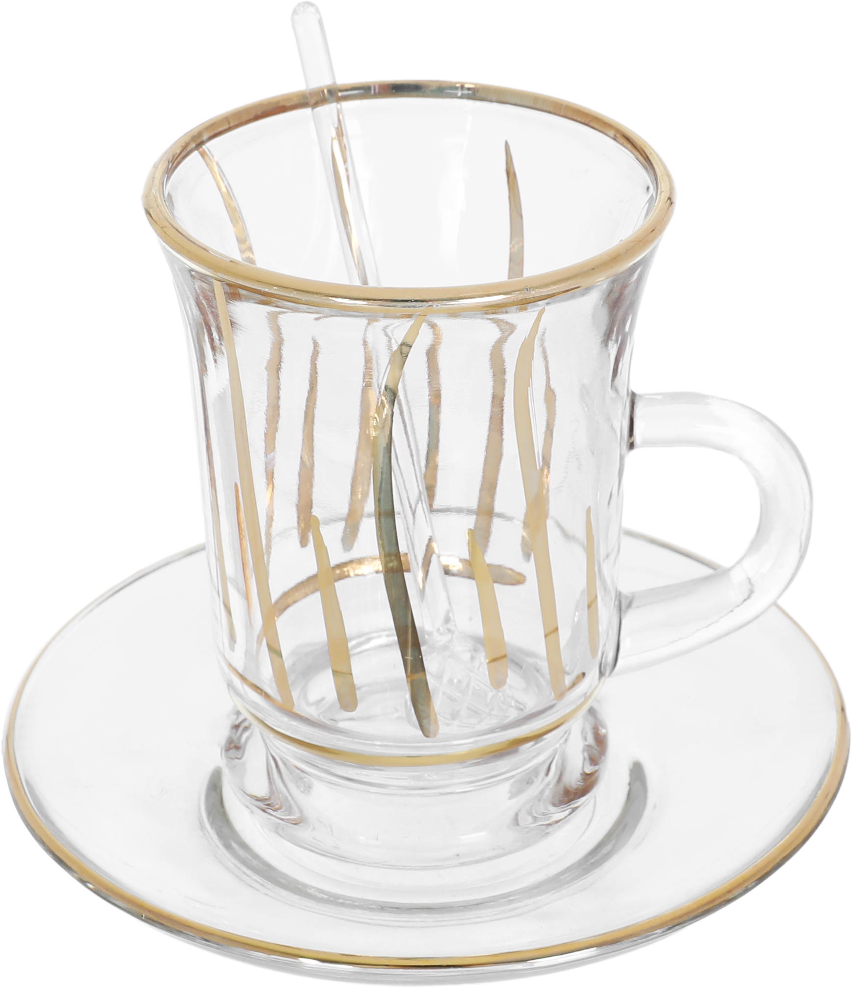 Al Saif Gallery Glass Serving Set, 65 Pieces - Clear product image 5