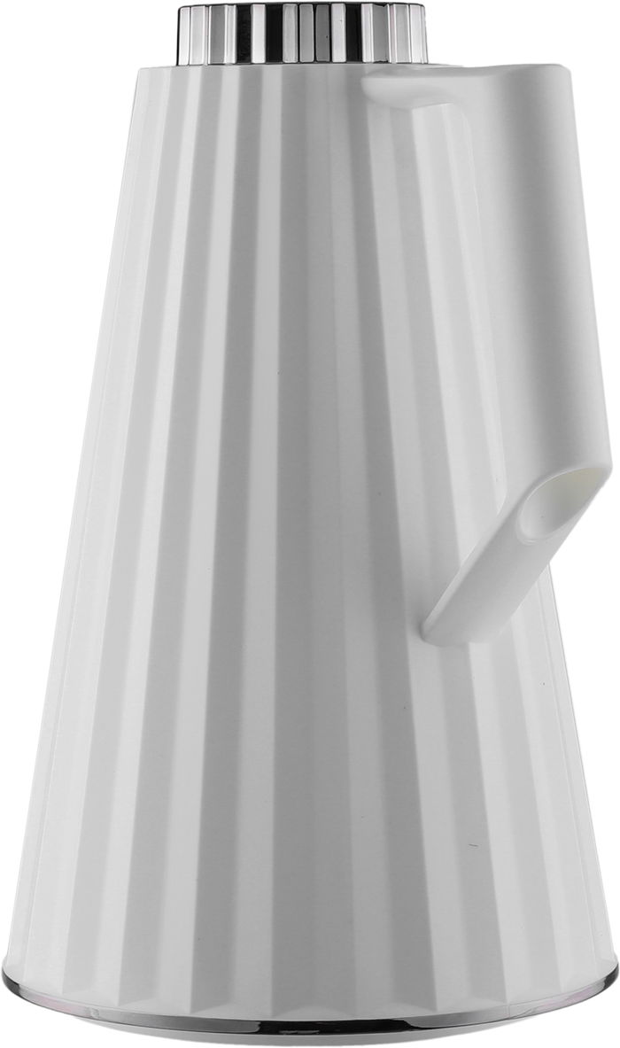 ترمس فيجو اليجانس، 1 لتر،حافظة داخلية زجاج، غطاء نيكل - ابيض product image 2