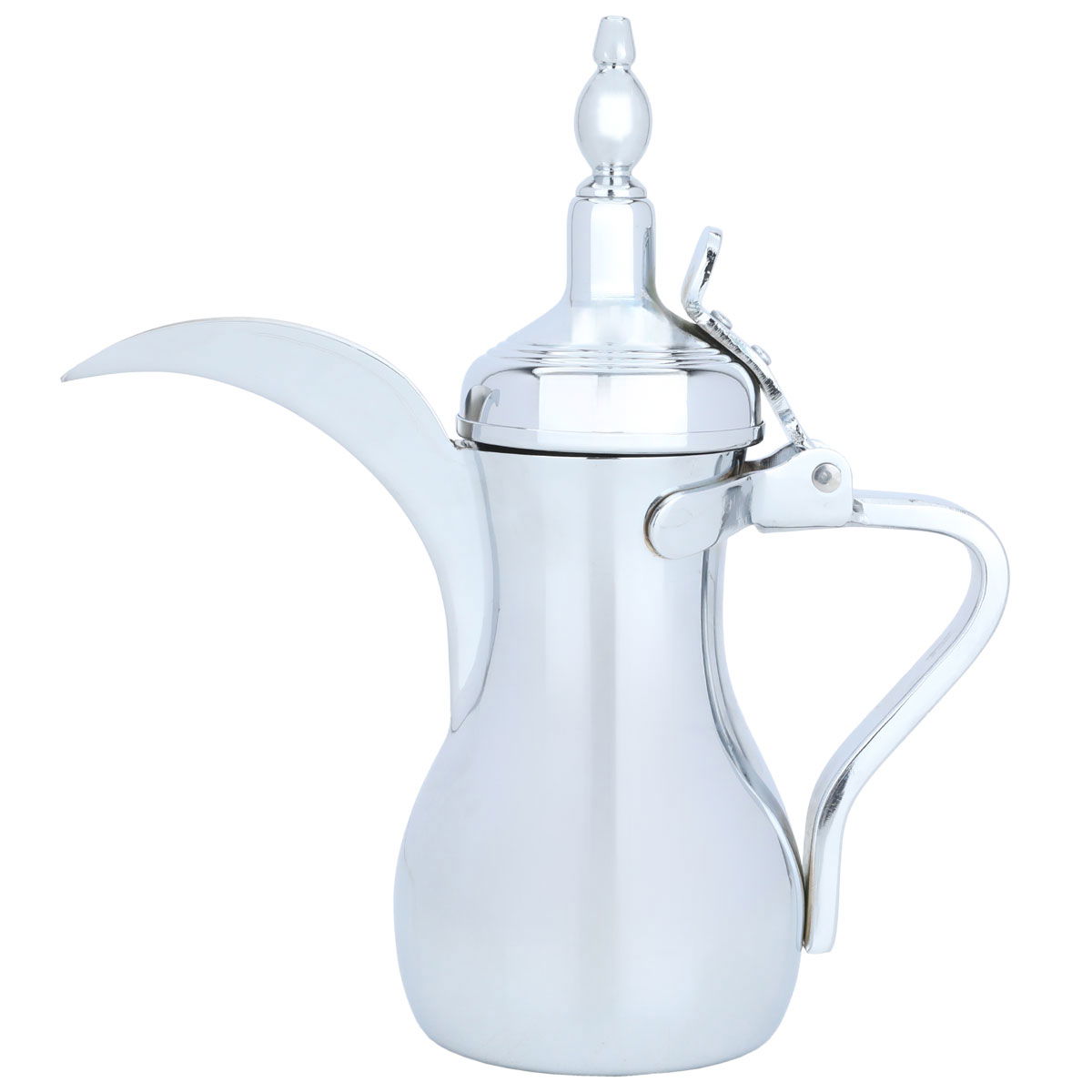 Al Saif Gallery Sulaiman Steel Dallah, 0.76 litre - Silver product image