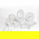 Alsaif Gallery Porcelain Dinner Set, 65 Pieces - White product image 1