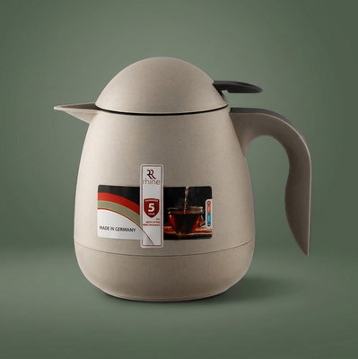 Rhine German Thermos, 0.5 L, Inner Glass, Pressure Cooker - Beige product image 1