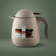Rhine German Thermos, 0.5 L, Inner Glass, Pressure Cooker - Beige product image 1