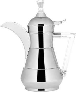 AlSaif Gallery Suleiman 2 Thermos, 0.35 L, Inner Glass, Outer Stainless Steel - Silver product image 2