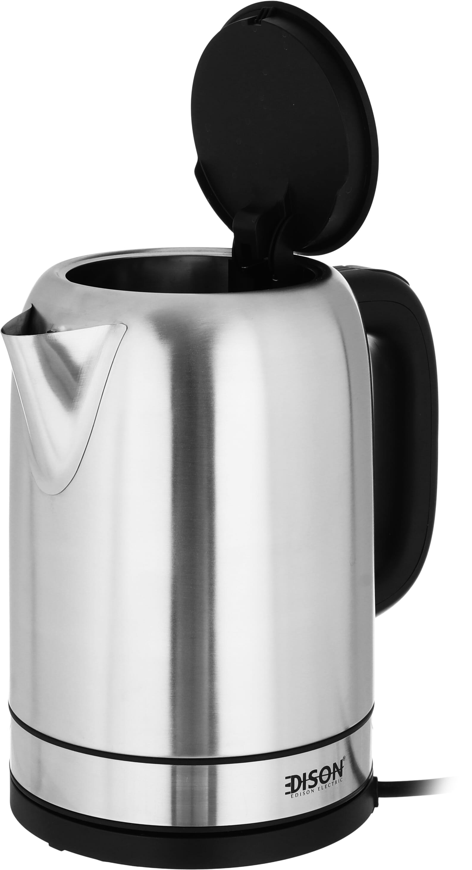 غلاية كهربائية استيل إديسون، 2200 واط، 1.7 لتر، WK606S - أسود فضي product image 3