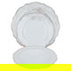 Al Saif Gallery Porcelain Dinner Set, 65 Pieces, Round - White product image 4