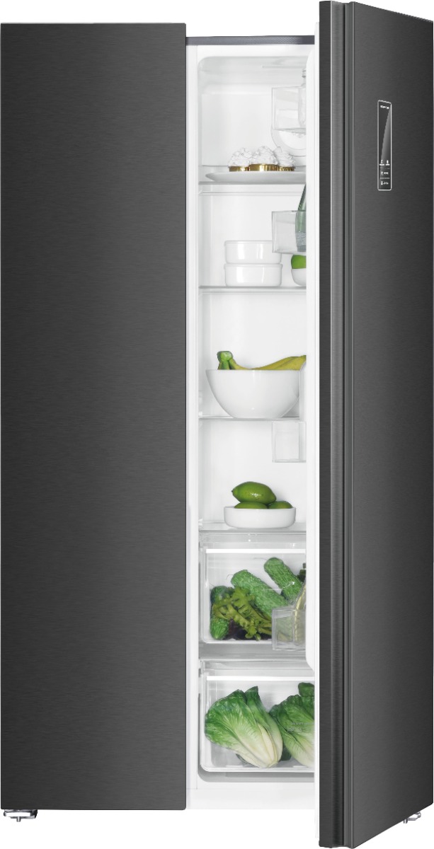 Edison No Frost Refrigerator, 521 litres, 18.4 feet, 2 doors, inverter - Black product image