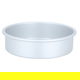 Bake Chef Aluminum Cake Pan, Round, 9x2 inch - Silver product image 1