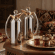 طقم ترامس الثريا السيف غاليري، قطعتين، 1/1 لتر، خامة داخلية زجاج، يد شفاف، غطاء ضغاط - فضي ذهبي product image 2