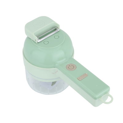 قطاعة ثوم بلاستيك، 9×9×6.2 سم، شحن - أخضر product image 2