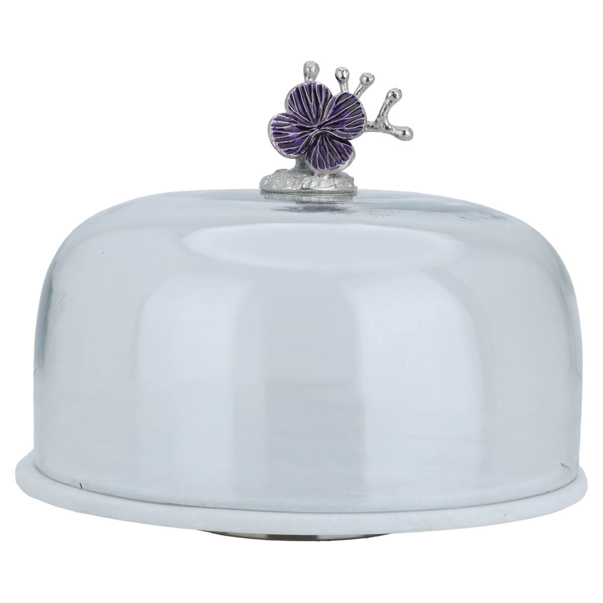 Al Saif Gallery porcelain serving plate, round, cover - transparent product image
