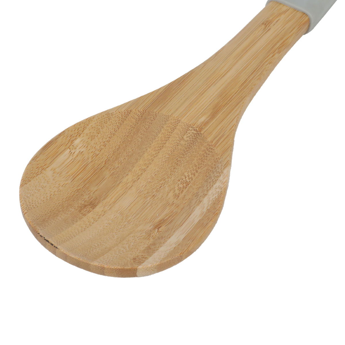 Al Saif Gallery wooden ladle, with silicone handle - grey product image 3