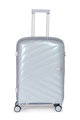 Limra LMA-1920 Polypropylene Luggage Set, 3 Sizes, 4 Wheels - Silver product image 2