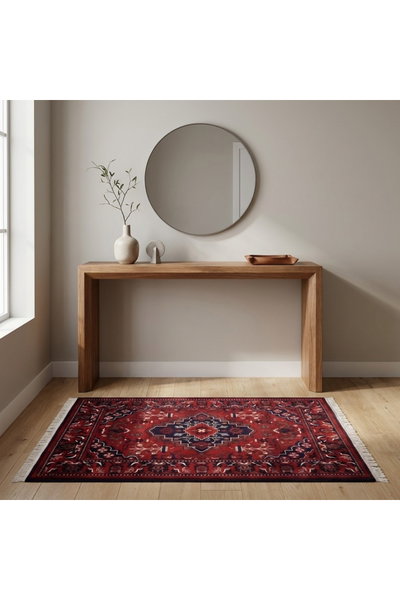 سجادة مجلس بوليستر سجادتي، 90×200 سم - احمر product image 2