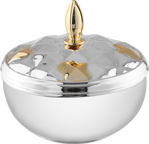 تمرية استيل السيف غاليري، 10x10x7 سم - فضي ذهبي product image