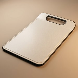 لوح تقطيع بلاستيك السيف غاليري، 37.6x24.9x2.8 سم - بيج اسود product image