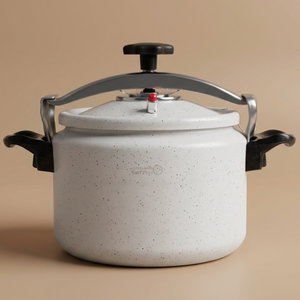 Al Saif Plus Granite Pressure Cooker, 11 Liter - White product image