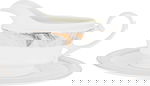 Alsaif Gallery Porcelain Dinner Set, 166 Pieces, Gold Engraving - White product image 6