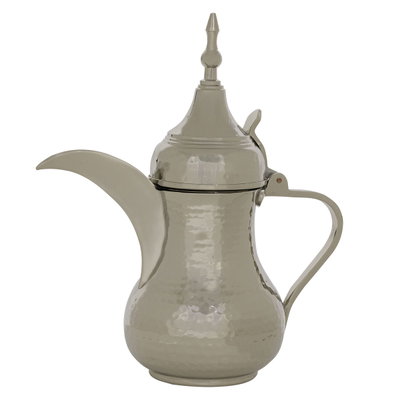 دلة هندي نحاس السيف غاليري، 27 سم، منقوش - فضي product image 2