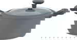 طقم قدور جرانيت وألمنيوم بغطاء زجاج روبوست، 9 قطع - رمادي غامق product image 2