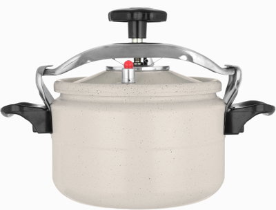 Al Saha Granite Coated Aluminum Pressure Cooker, 11 Liters - Beige product image 2