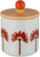 Al Saif Gallery Porcelain Spice Jar Set, Metal Stand, 7 Pieces, Lids - White and Colored product image 4