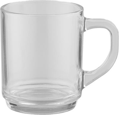 طقم اكواب شاي زجاج اكسلانت هاوس وير، 3 قطع، 240 مل - شفاف product image 2