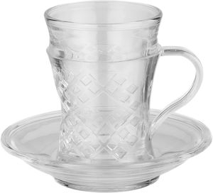 طقم بيالات مارية زجاج سيف بلص، 12 قطع - شفاف product image 2