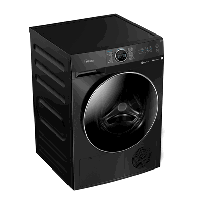 Midea MD200H100WDBTSA Clothes Dryer, 10 kg, 14 Programs, Inverter - Black product image 2