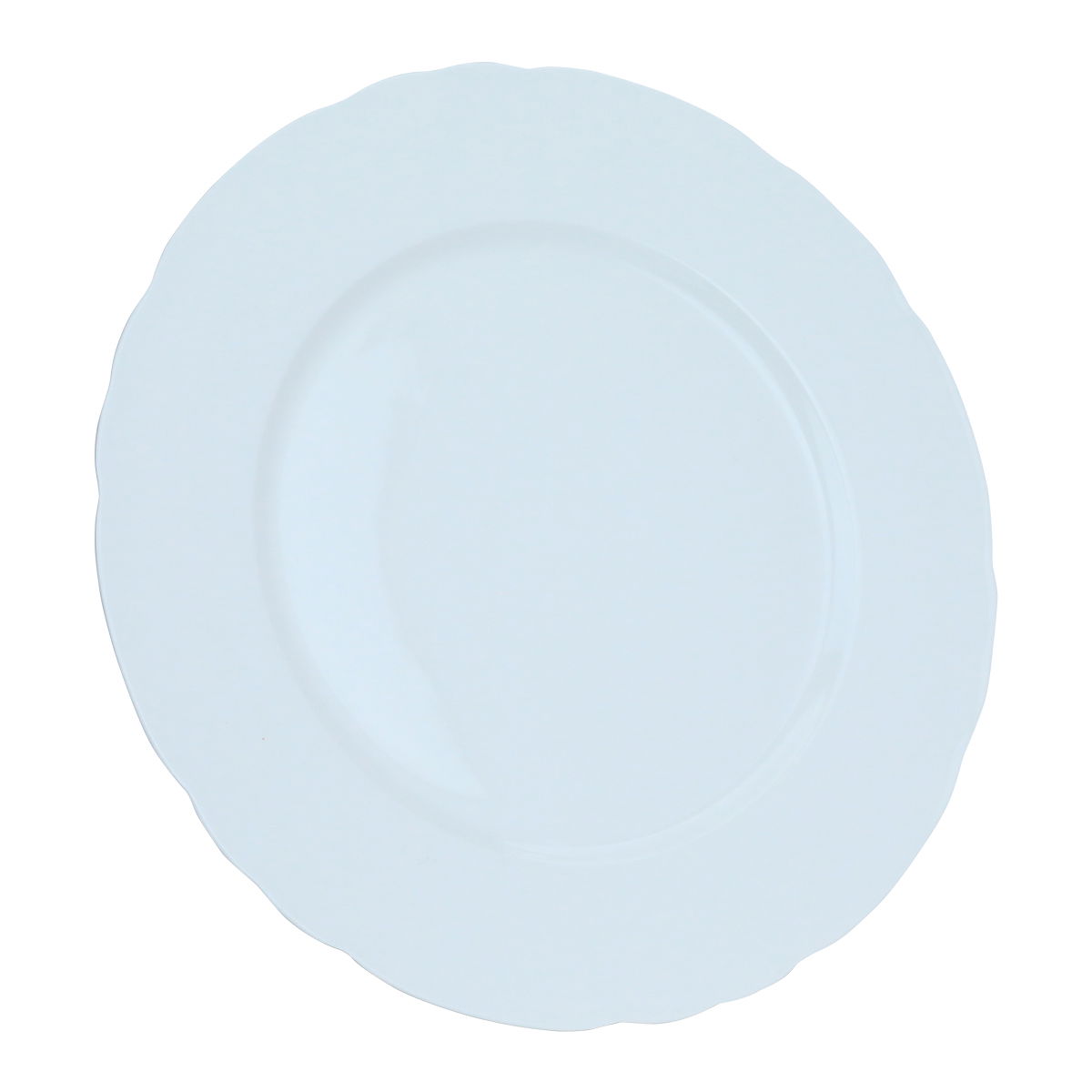Al Saif Gallery porcelain plate, 10 inches, flat round - white product image 3