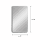 مراية مستطيلة زجاج، 100×60 سم، اطار معدن - فضي product image 3