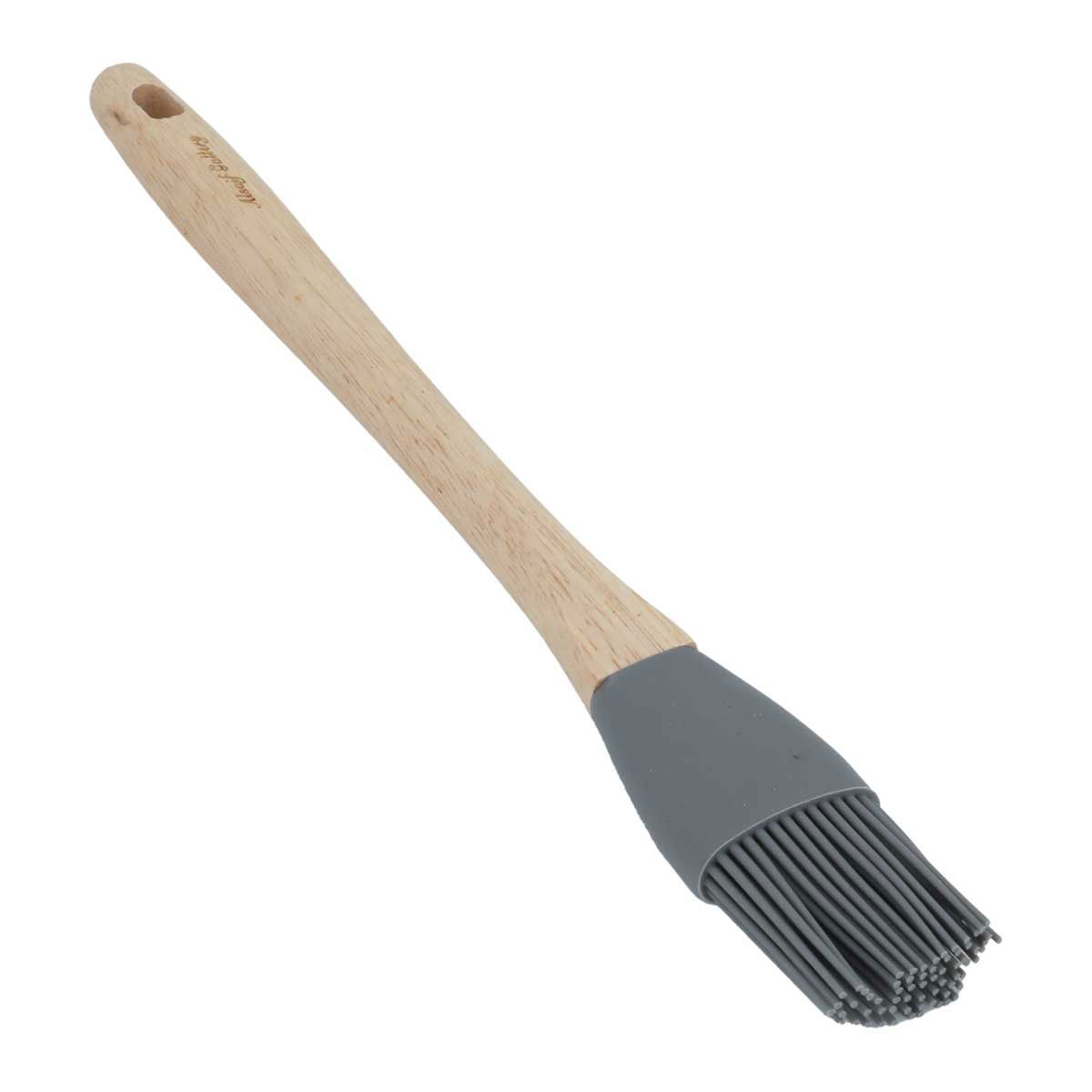 Alsaif Gallery Silicone Brush, Wooden Handle - Black product image