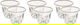 طقم فناجين قهوة عربي سعودي زجاج السيف غاليري، 90 مل، 6 قطع - شفاف product image 1