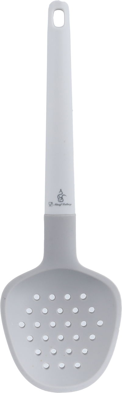 ملعقة تقليب طعام سيليكون السيف غاليري، 33×10 سم - رمادي فاتح product image 1