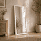 مراية ستاند زجاج، 180×80 سم، ستاند معدن - اوف وايت product image 1