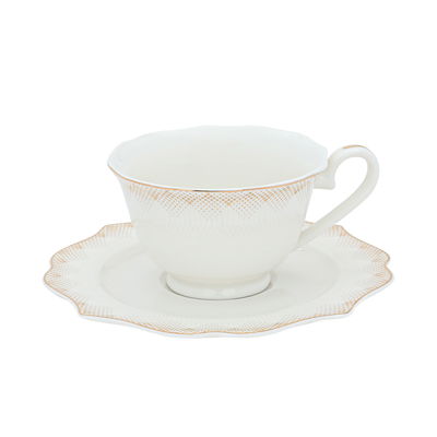طقم سفرة بورسلان فيكتوريا السيف غاليري، 65 قطعة - ذهبي product image 13