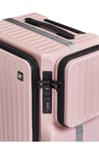 شنطة سفر بولي كربونات ليمرا، 20 بوصة، 4 عجلات، BT-55 - وردي product image 5