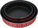 طقم صواني فرن المونيوم ريد فلام، 3 قطع - احمر product image 2